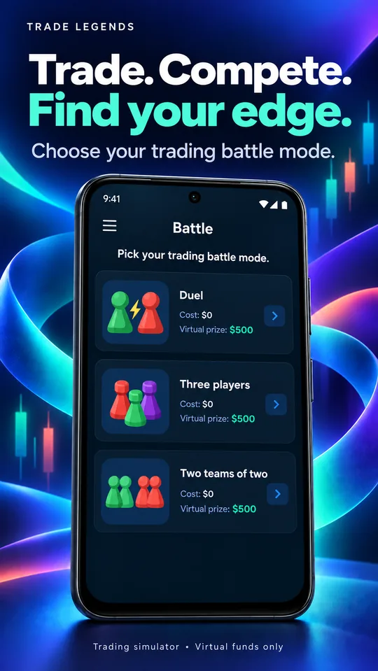 Trading battle on a hexagonal map